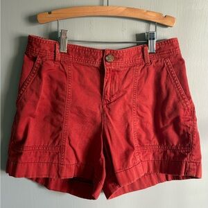 Old Navy Red Women's Cargo Shorts